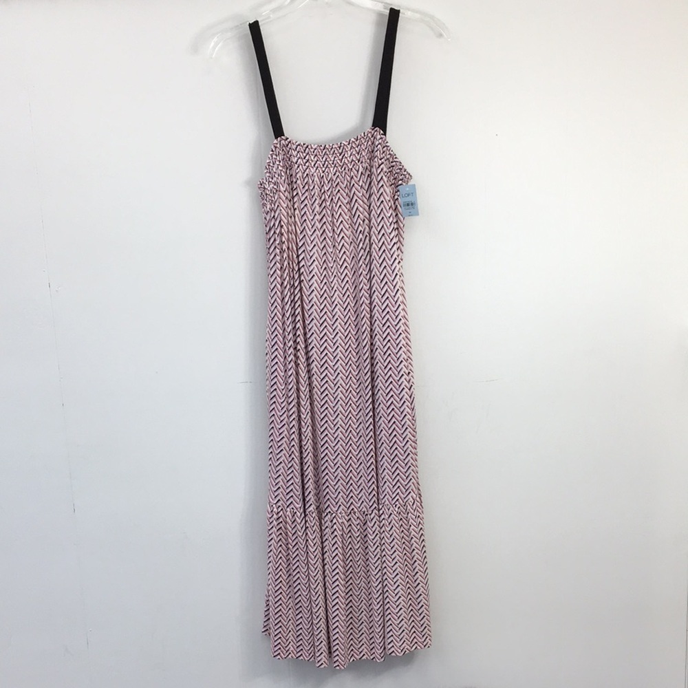 LOFT Women's Long Strappy Floral Pocket Maxi Dress Size MP Brand NEW With Tags